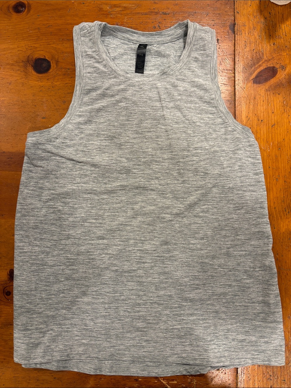 Kyodan Light Heather Gray Scoop Neck Tank Top